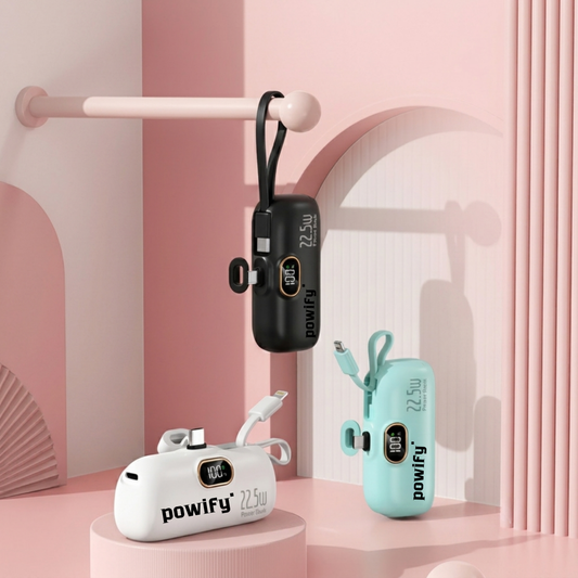 powify - Göstergeli Mini Powerbank